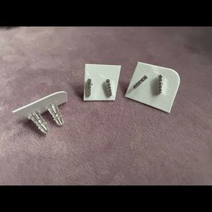 Silver earrings